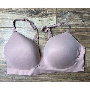 Victoria's Secret Pink Bralette Size 38DD Lace Detail Incredible Padded No Wires